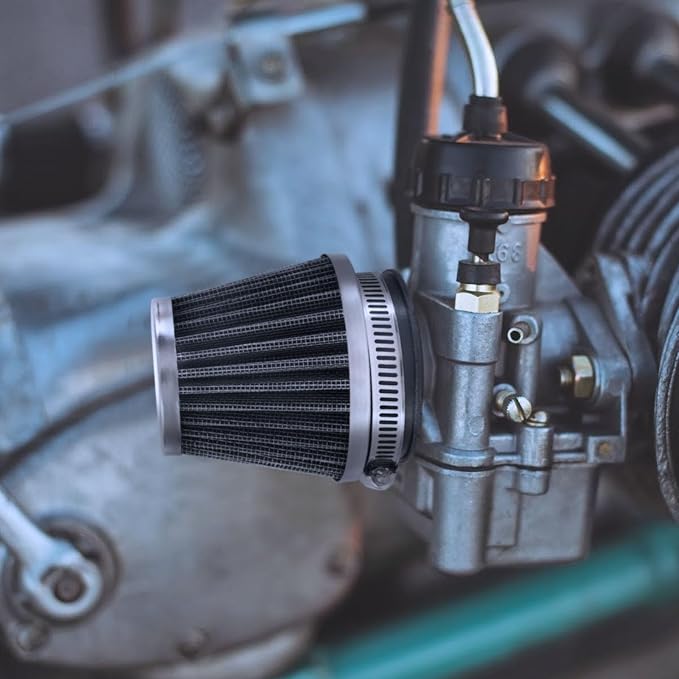 50mm Cold Air Intake Filter for Motorcycle Turbo Vent Breather Air Intake - Image 6