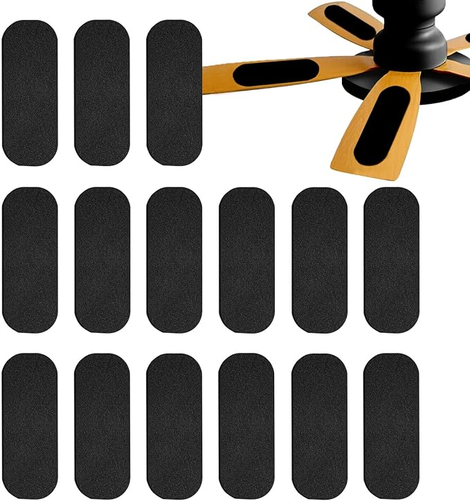 15 Pack Ceiling Fan Filters for Blades, Activated Carbon Filters by PKWYF