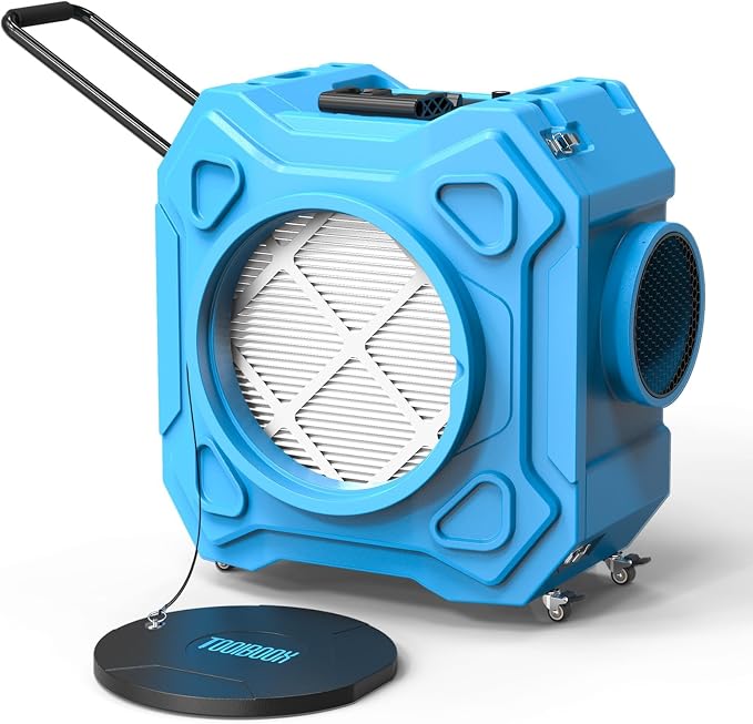 Air Scrubber with 3-Stage Filtration, 650CFM HEPA Air Scrubber Negative Air by TOOLBOOX