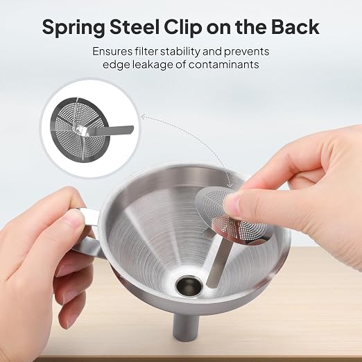 ELEGOO Stainless Steel Funnel, 3D Resin Metal Funnel - Image 3