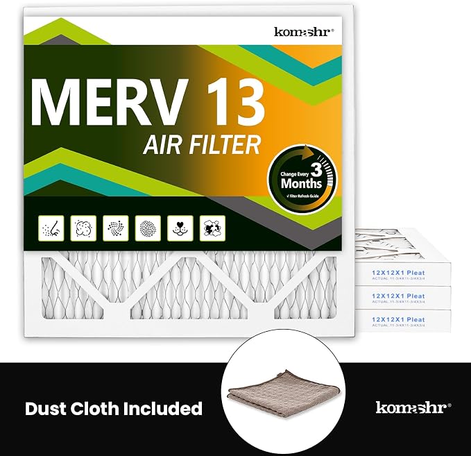 8x8x1 Air Filter MERV 13, HVAC/Furnace AC Filter Replacement, Dust - Image 5