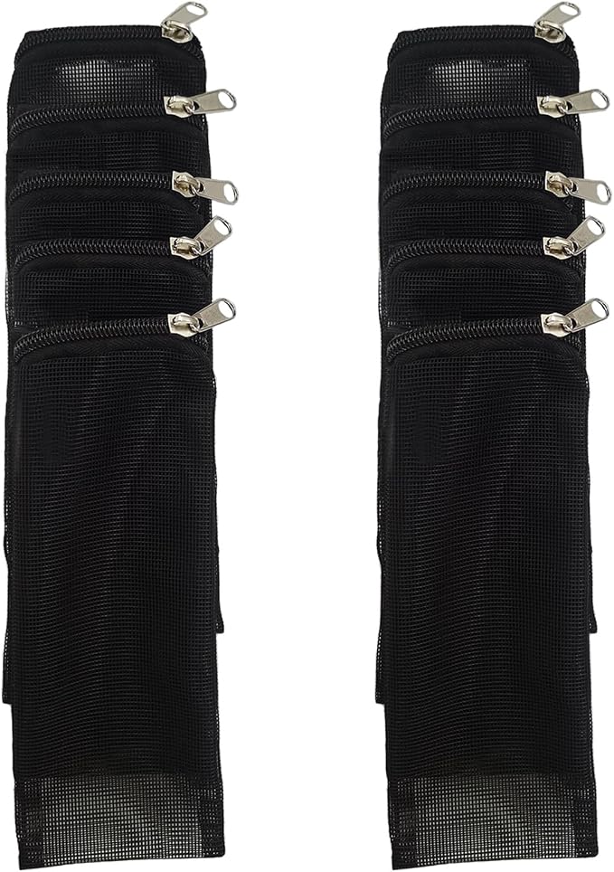 10 Pcs 3" x 8" Aquarium Filter Media Bags, Fish Tank Media Mesh Filter Net Bags by CoverGeny