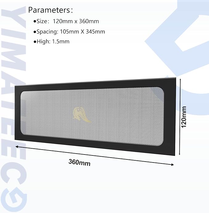 Dust Filter PC 360mm for Computer Cooler Fan/PSU/Routers Computer Fan Filter - Image 6