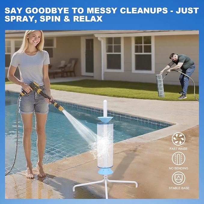 Skimzy Pool Filter Cleaner Rack - Image 7