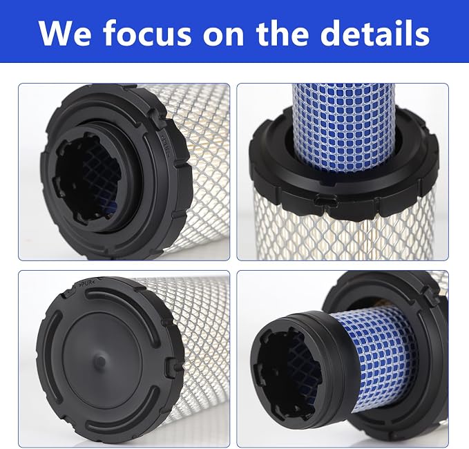 2 PCS P821575 & P822858 Outer Inner Air Filter Set - Image 3