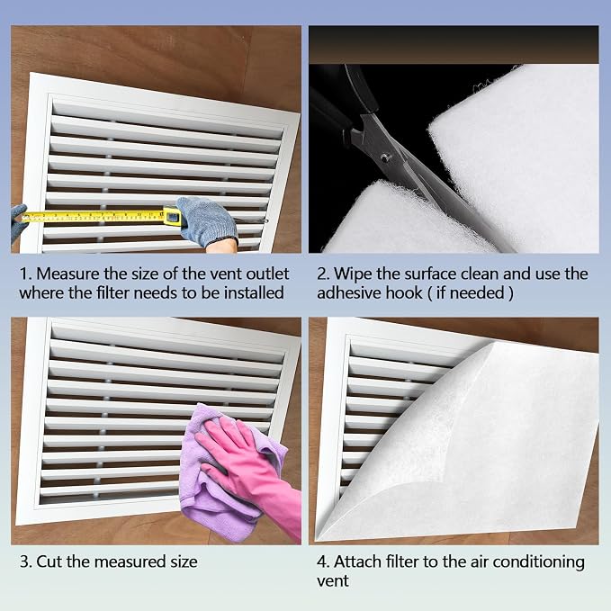 Air Vent Filter White, Electrostatic Vent Filter Material - Image 6