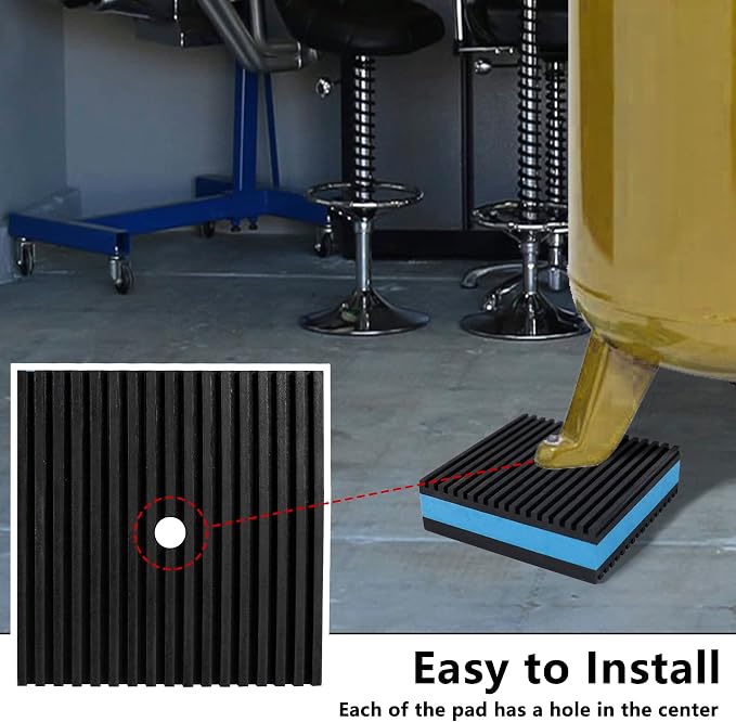 LBG Products Anti Vibration Pads, Washer and Dryer, Treadmills, Air Conditioner - Image 7