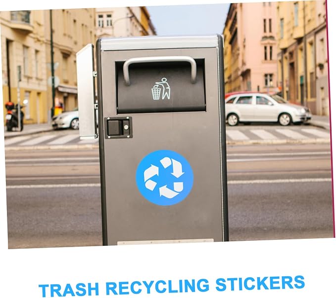 12pcs Garbage Classification Stickers Self-Adhesive Trash Can Labels - Image 5