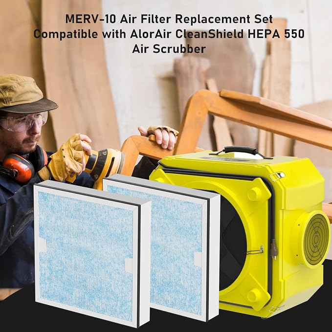 HEPA & Activated Carbon Filter Replacement Set Compatible - Image 3
