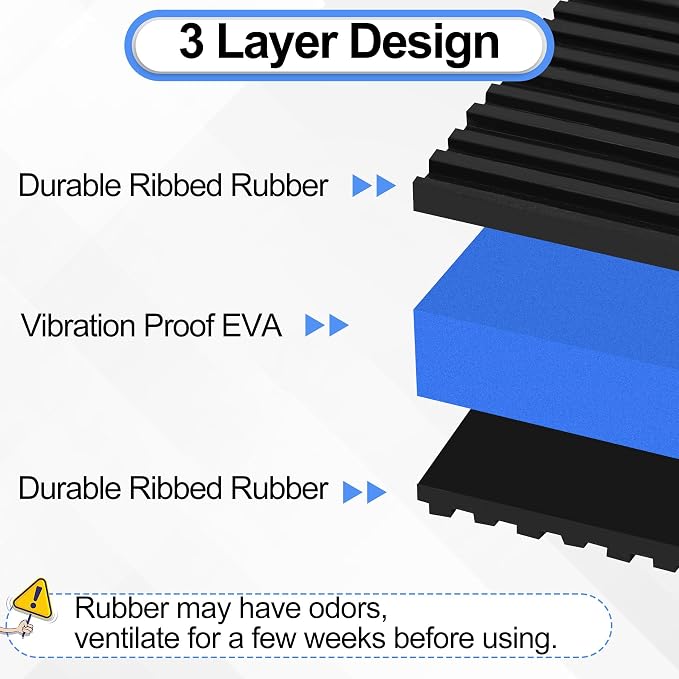 8 Pack Anti Vibration Pads for Washing Machine 4"x4"x7/8", Sound Isolation - Image 7