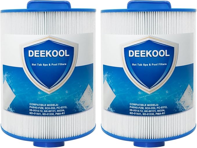 PAS40-F2M Replacement Hot Tub Spa Filter Compatible by DEEKOOL