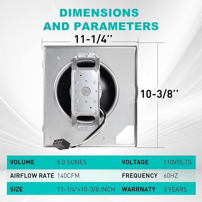 【140CFM】QTN80L QTR080-a Motor Fan Compatible - Image 5