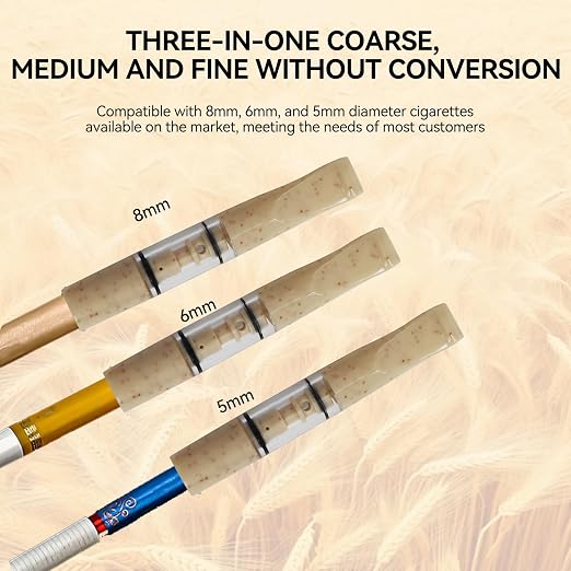 Cigarette Filters Wheat Straw 12pcs Cigarette Holder Reusable Clean Tar Tobacco - Image 3