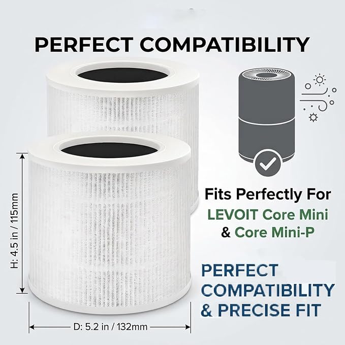 2 Pack Replacement Filter Compatible - Image 3