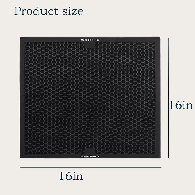 Carbon Filter 500 for Drieaz HEPA500 16'' x 16'' x 1'' & BlueDri & VEVOR Air - Image 4