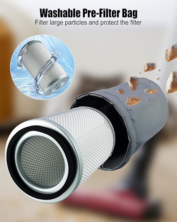Filter Assembly with Pre-filter Bag Compatible with Models VK811PH VK1011SIWTH - Image 4