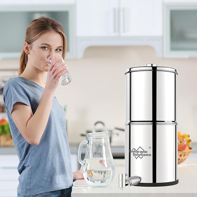 Membrane Solutions UV Countertop Gravity Water Filtration System Replacement - Image 7