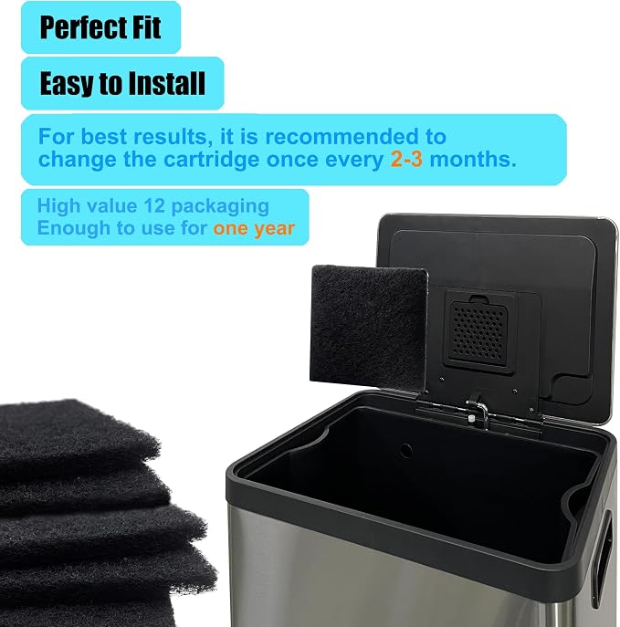 12 Pack Replacement Odor Absorbing Filter Refills - Image 5