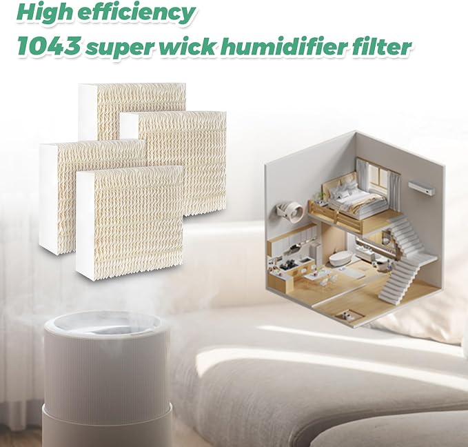 Techecook 1043 Super Humidifier Wick Filters Replacement - Image 8