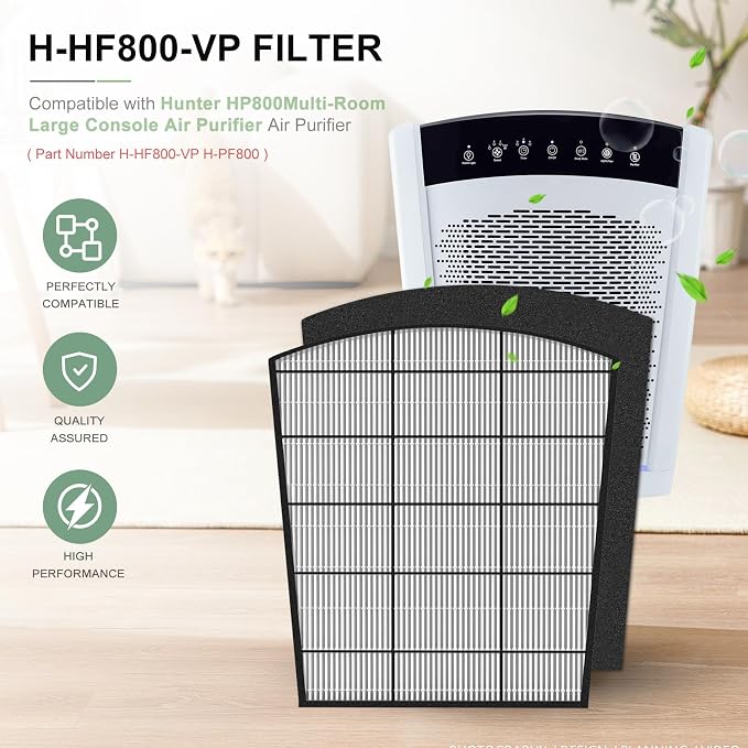 H-HF800-VP Filter Replacement, Compatible - Image 2