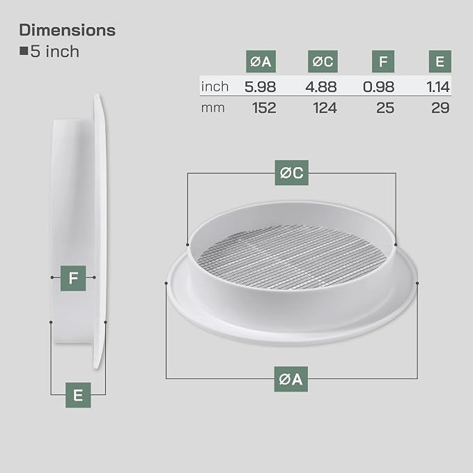 Vent Systems 5'' Inch - Image 2