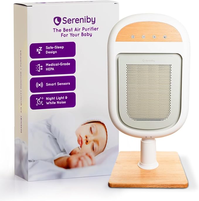 Air Purifier for Baby | Proprietary Safe-Sleep Design | Medical-Grade HEPA by Unknown