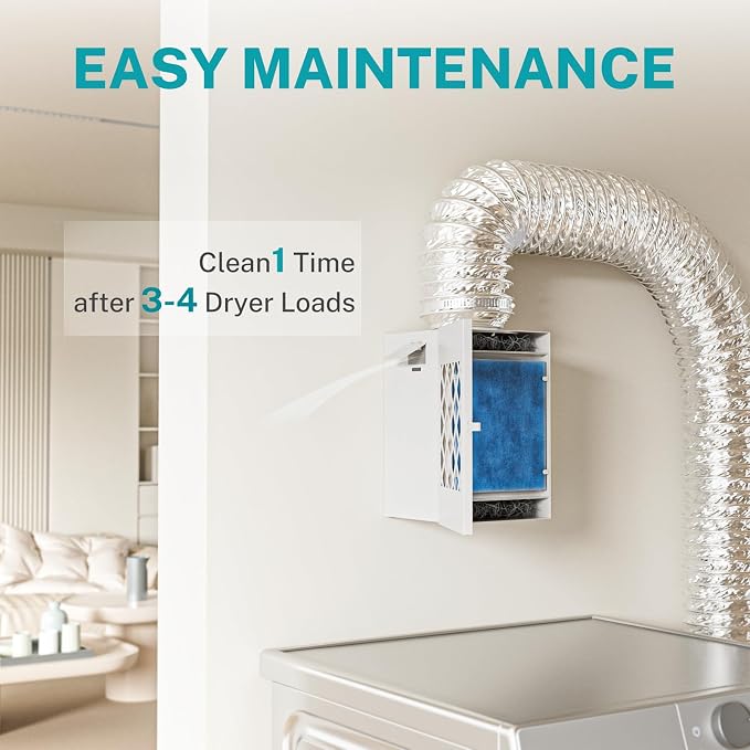Indoor Dryer Vent Kit 10 Pack Dryer Filter Replacement, Compatible - Image 4