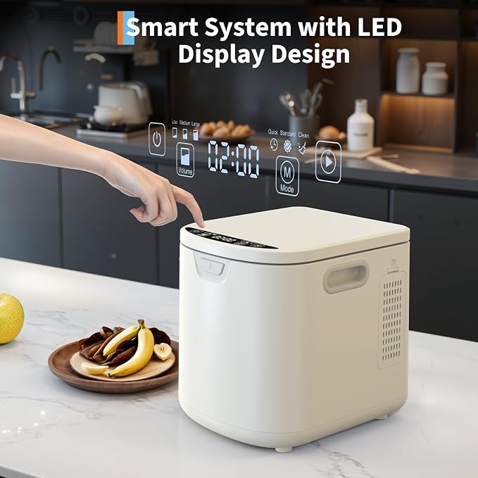 3.5L Electric Composter Countertop, 3 Modes Kitchen Smart Compost Bin - Image 3