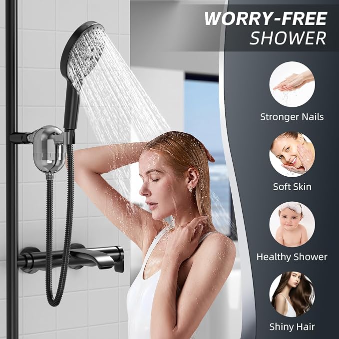 Handheld Shower Filter for Hard Water- 25-Stage Advanced Filtration - Image 2