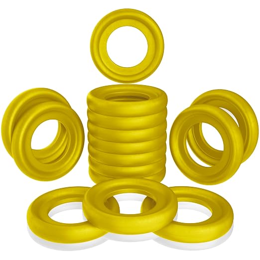 15 Pcs Oil Drain Plug Rubber Coated Stainless Steel Gasket - 9mm Replacement by AUTOMAJOR