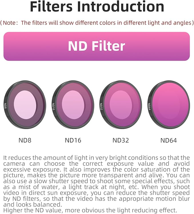 ND Filter Set Compatible with Insta360 GO Ultra Camera Accessories, - Image 3