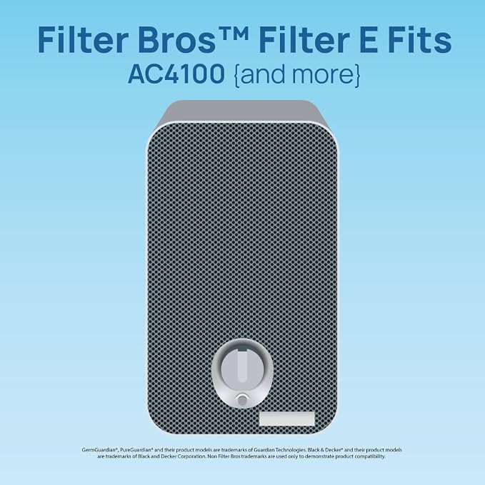 Filter Bros HEPA Filter E Replacement Fits GermGuardian FLT4100 AC4100 AC4175 - Image 3
