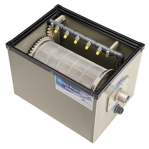 Rotary Drum Filter-3000GPH Canister Filter AC110-240V RDF Fully Automatic Water - Image 8