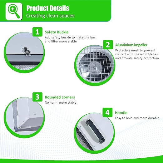 HEPA H14-Filter Laminar Flow Hood Updated FanFilter Unit（Include HEPA - Image 7