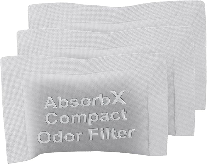 iTouchless 3-Pack AbsorbX Compact Odor Filters by iTouchless