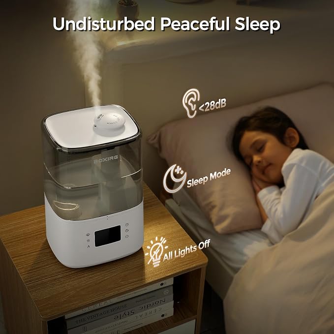 BOXING 4.5L Warm and Cool Mist Ultrasonic Humidifier - Image 6