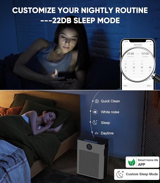 FRESHDEW Air Purifier for Home Up to 2300ft² - Image 7