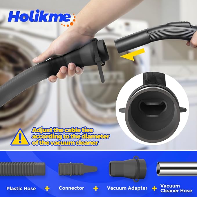 Holikme Dryer Vent Cleaner Kit 2 Pieces - Image 4