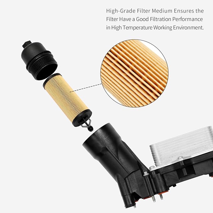 Oil Cooler Oil Filter Housing - Image 3