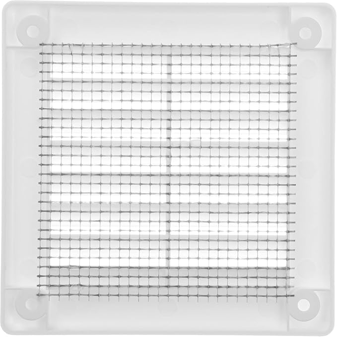 Vent Systems 3" x 3" White Plastic Soffit Vent Cover - Image 7