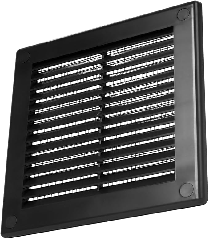 Vent Systems 4.5" x 4.5" Inch Plastic Black Soffit Vent Cover - Image 7
