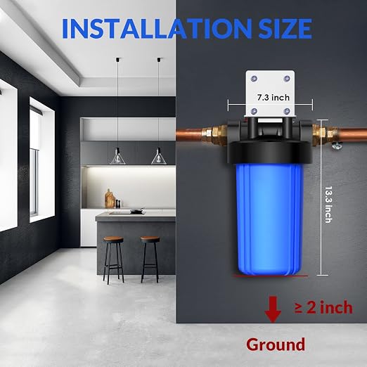 SimPure Whole House Water Filter Housing, Pre-Filtration System - Image 4