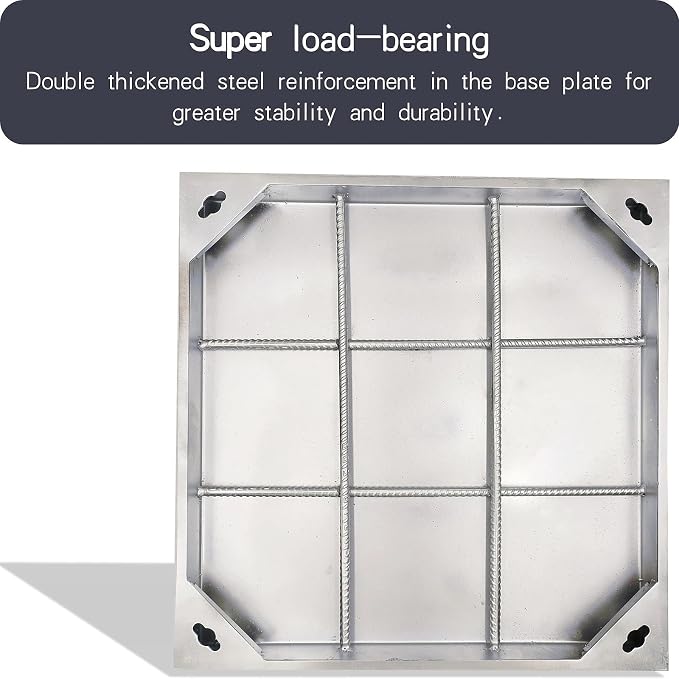 24x24 Invisible Stainless Steel Manhole Cover and Frame - Image 4