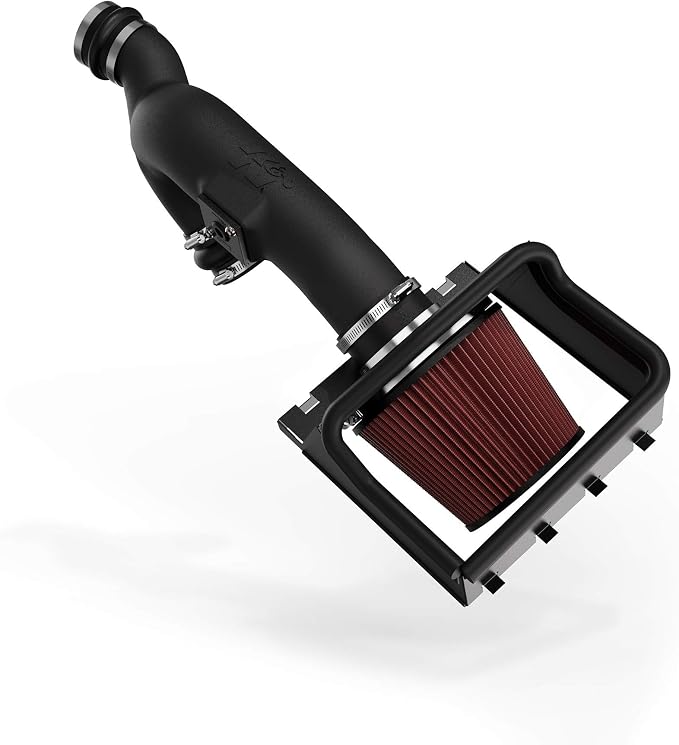 K&N Cold Air Intake Kit: Increase Acceleration & Towing Power, Guaranteed to by KNEngineeringInc