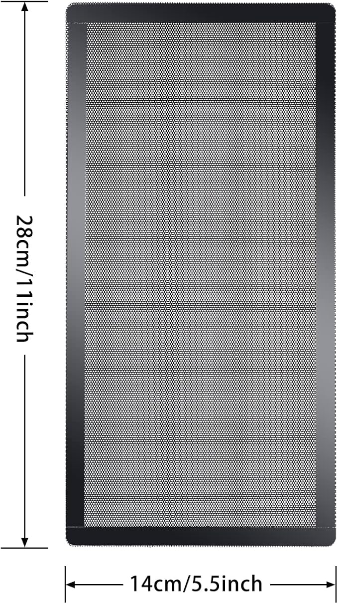 280mm x 140mm Computer Case Fan Dust Filter PC Mesh Filter Cover Grills - Image 2