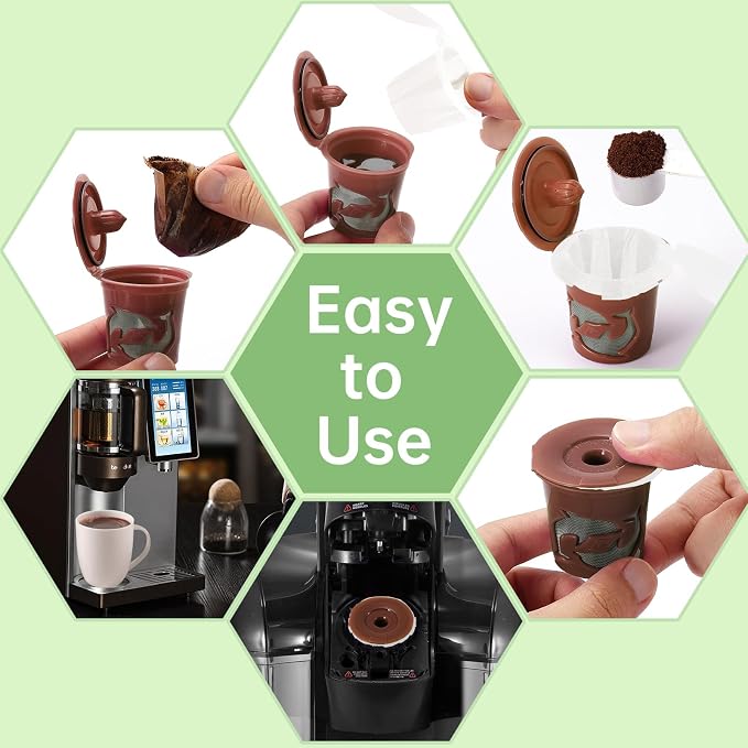 Aussen Disposable Coffee Paper Filters Replacement Kerig Filter Fit All Keurig - Image 3