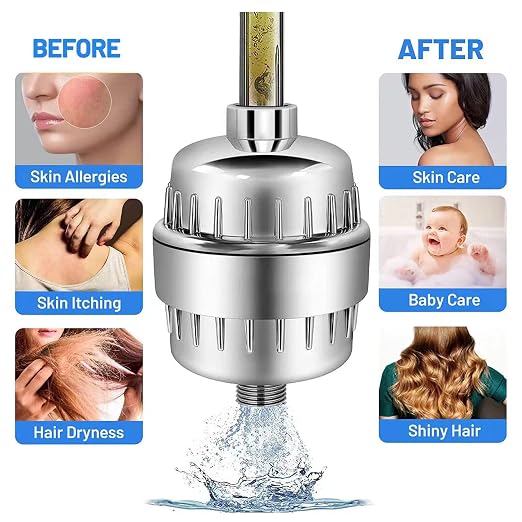 Shower Head Filter for Hard Water to Remove Chlorine Reduces Dry Itchy Skin - Image 4