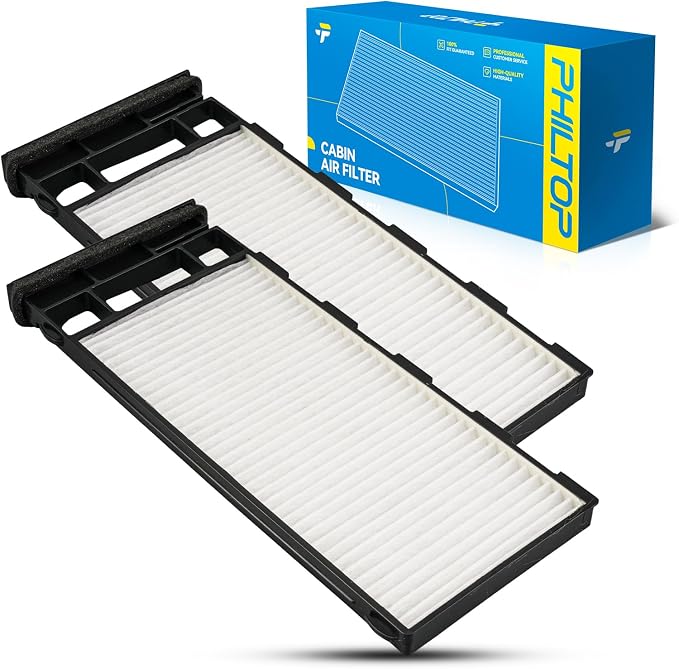 PHILTOP HEPA Cabin Air Filter w/Activated Carbon, Compatible by PHILTOP