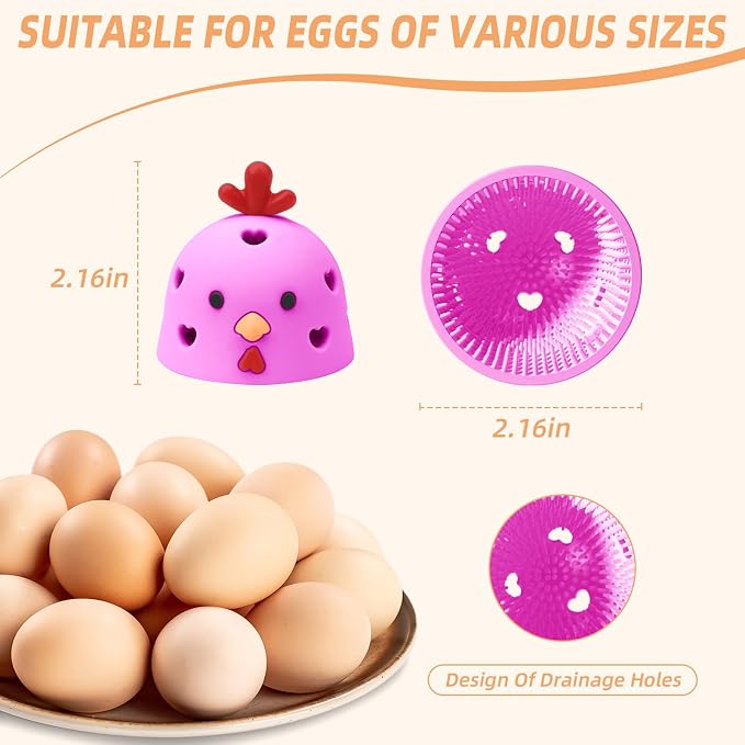 Silicone Egg Brush Cleaner, Egg Washer - Image 5