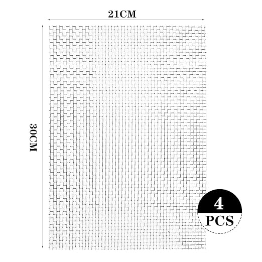 Wire Mesh Stainless Steel Woven Wire Mesh Screen 6 Mesh 300X 210mm Air Vent - Image 2